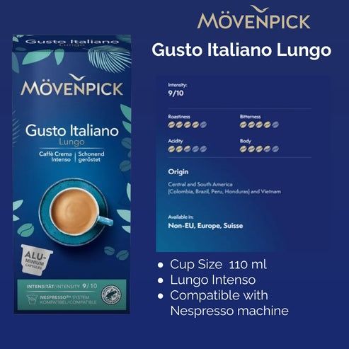 Набор кофе в капсулах M&ouml;venpick Lungo Collection 30 шт 23457725 фото