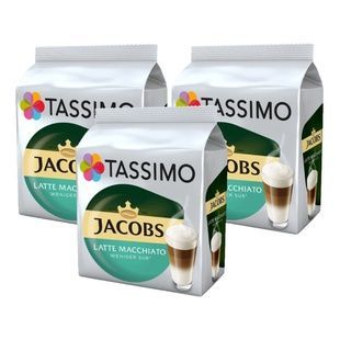 Набір кави в капсулах Tassimo Jacobs Macchiato Weniger S&uuml;&szlig; &mdash; 48 капсул TW48 фото