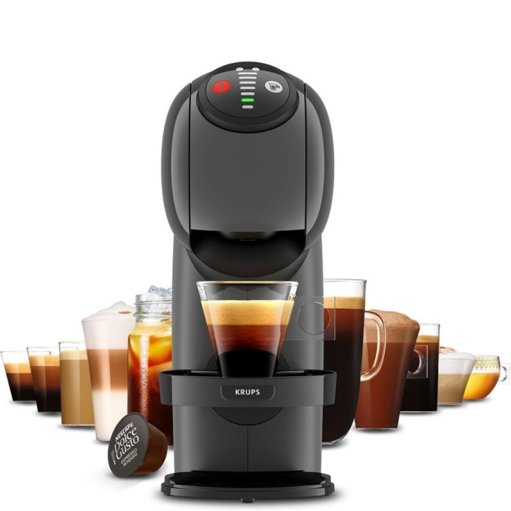 Капсульная кофеварка Krups Genio S Dolce Gusto KP243B Black KP243B фото