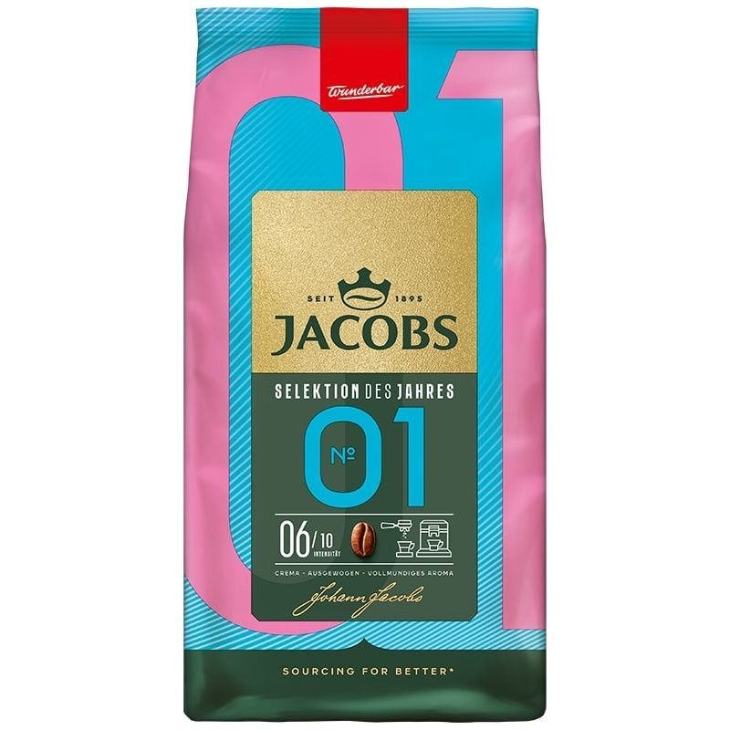 Набір кави в зернах Jacobs Mix 3&times;1 кг ( 2x Jacobs Kronung 1 кг , 1x Jacobs Selection des Jahres 1 кг ) cbn798 фото