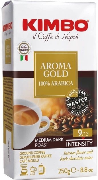 Кава мелена Kimbo Aroma Gold 250 г grc23457766 фото