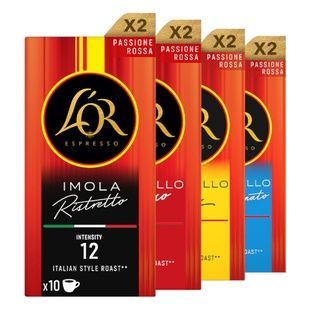 Набор кофе в капсулах Nespresso L'OR S&eacute;lection Passione Rossa - 80 капсул LР80 фото