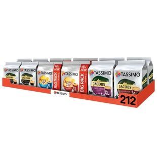 Набір кави в капсулах Tassimo Set 32 - 212 капсул T32 фото