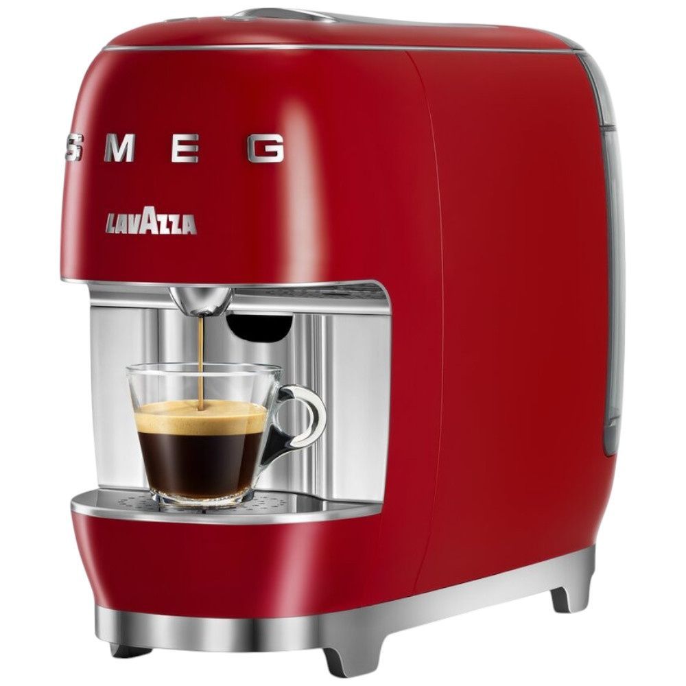 Капсульна кавоварка Lavazza A Modo Mio SMEG Red LSR фото