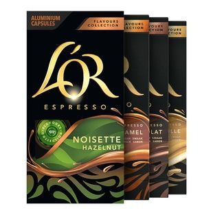 Набор кофе в капсулах Nespresso L'OR S&eacute;lection Caf&eacute;s Аromatis&eacute;s &ndash; 80 капсул LА80 фото