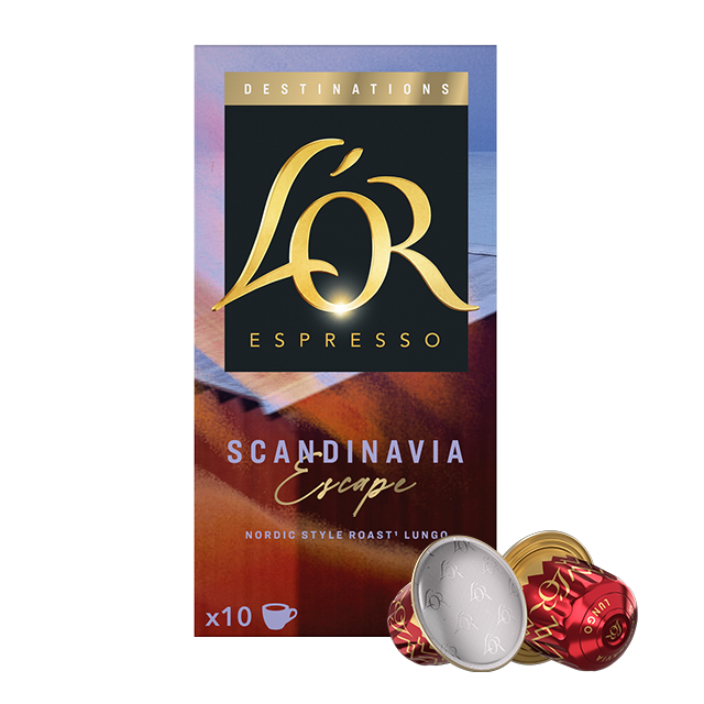 Набір кави в капсулах L'OR Espresso Destinations Scandinavian Escape 10 шт (100 капсул) 23457698 фото