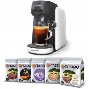 Набір Капсульна кавоварка Bosch Tassimo Finesse TAS167P White + 5 упаковок капсул Tassimo СТ3 фото