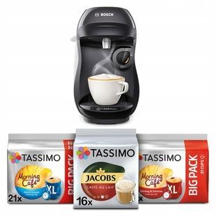Набір Капсульна кавоварка Bosch Tassimo Happy Black + 3 упаковки капсул Tassimo СТ6 фото