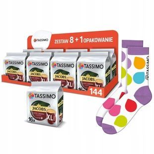 Набір кави в капсулах Tassimo Jacobs Caffe Crema Classico XL &ndash; 144 капсули TSС144Р фото