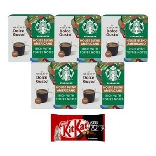 Набір кави в капсулах Starbucks Nescaf&eacute; Dolce Gusto House Blend Americano - 60 капсули DGSА60 фото