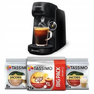 Набір Капсульна кавоварка Bosch Tassimo Finesse TAS167P Black + 3 упаковки капсул Tassimo СТ8 фото