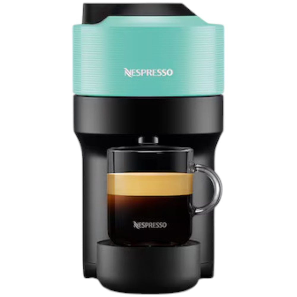 Кавоварка Nespresso Vertuo Pop & Aeroccino 3 Aqua Mint A3KGCV2-EUAQNE фото