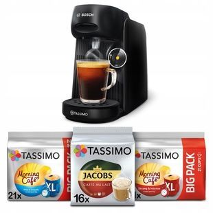 Набір Капсульна кавоварка Bosch Tassimo Finesse TAS167P Black + 3 упаковки капсул Tassimo СТ11 фото