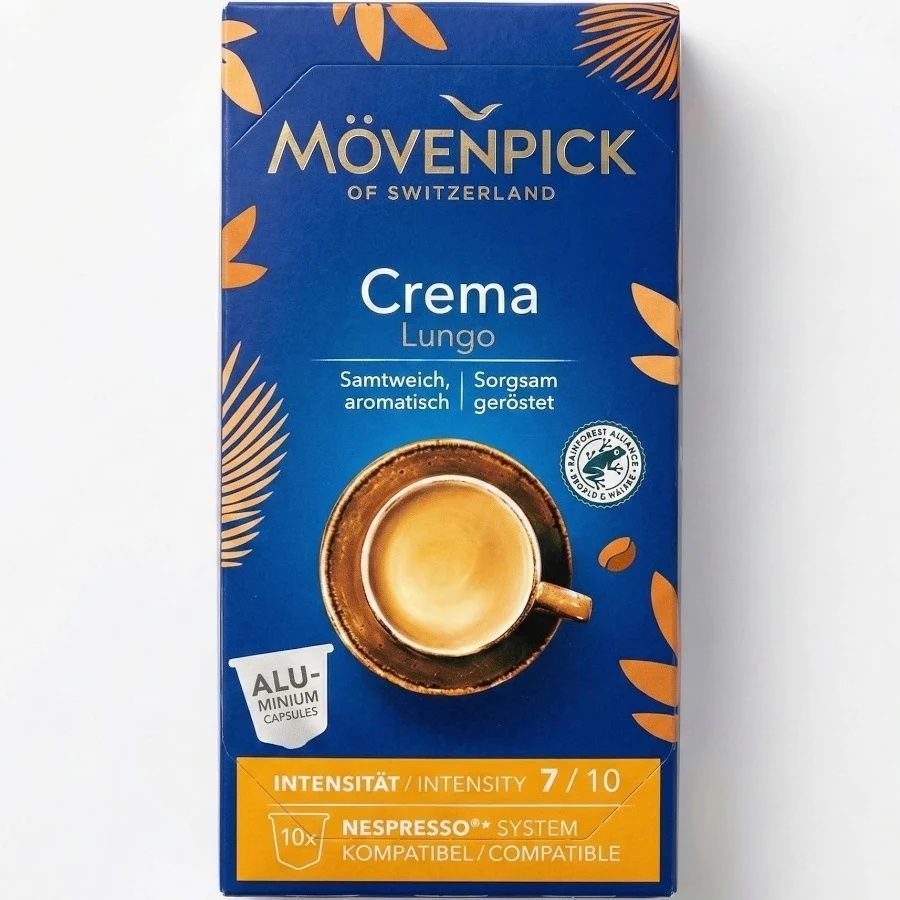 Кава в капсулах M&ouml;venpick Crema Lungo 10 шт 23457711 фото