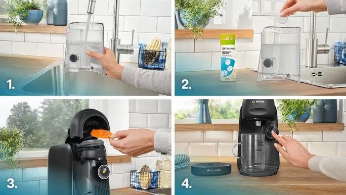 Ekspres do kawy kapsułkowy Bosch Tassimo Finesse TAS167P w kolorze czarnym