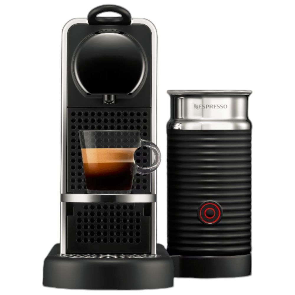 Капсульна кавоварка Nespresso Citiz Platinum & Milk Steel CPSM фото