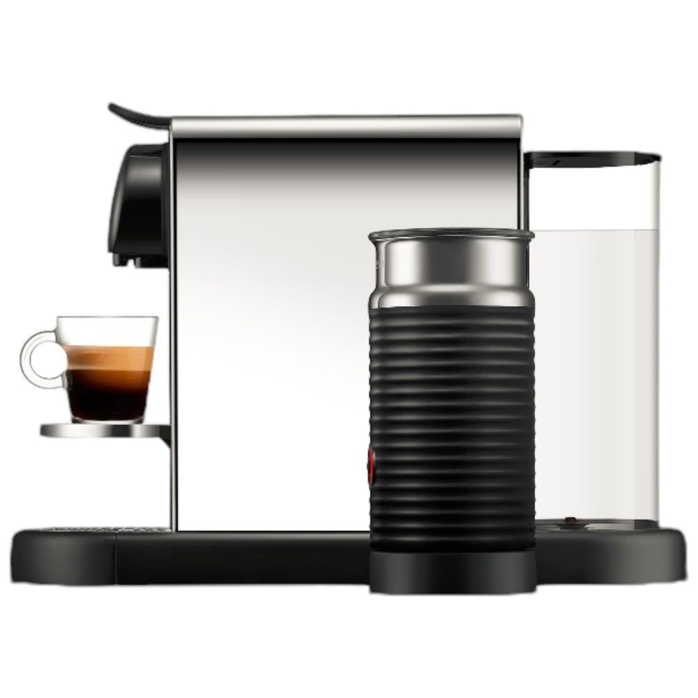 Капсульна кавоварка Nespresso Citiz Platinum & Milk Steel CPSM фото