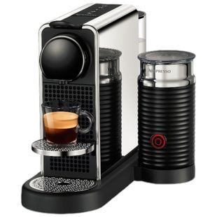 Капсульная кофеварка Nespresso Citiz Platinum & Milk Steel CPSM фото