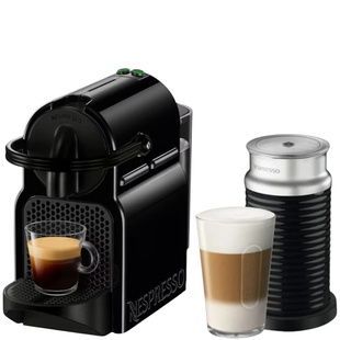Капсульная кофеварка Nespresso Inissia & Aeroccino3 Black NIB фото