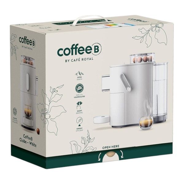 Кавомашина CoffeeB Globe White СGW фото