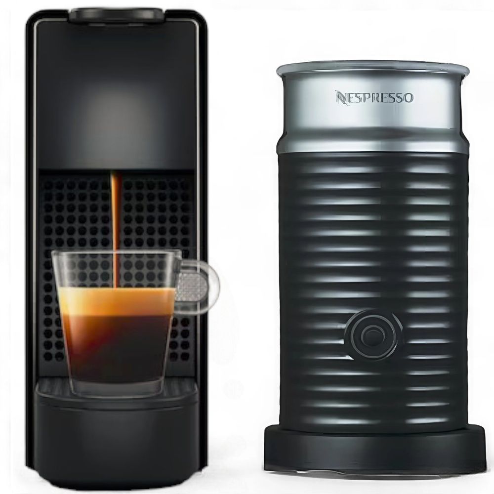 Капсульна Кавоварка Nespresso Essenza Mini C30 Black & Aeroccino 3 А3В фото
