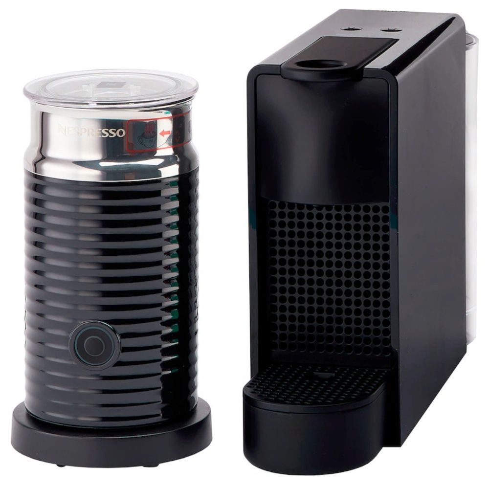 Капсульна Кавоварка Nespresso Essenza Mini C30 Black & Aeroccino 3 А3В фото