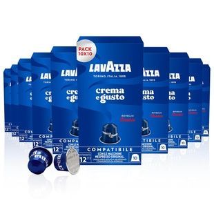 Набор кофе в капсулах Nespresso Lavazza Crema e Gusto &ndash; 100 капсул LСG100 фото