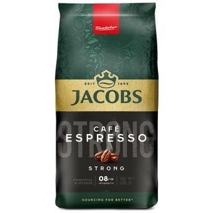 Кава в зернах Jacobs Espresso Strong 1 кг cbn782 фото