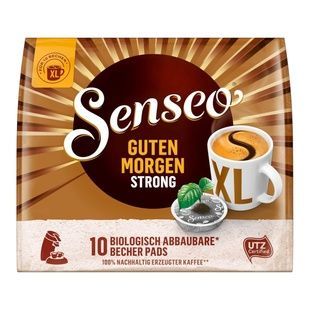 Кофе в чалдах Senseo Guten Morgen Strong XL, 10 шт. SLЕS10 фото
