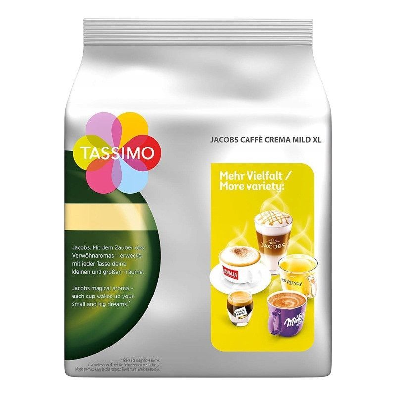 Набір кави в капсулах Tassimo Jacobs Caffe Crema Mild XL - 32 капсули ТСМ32 фото
