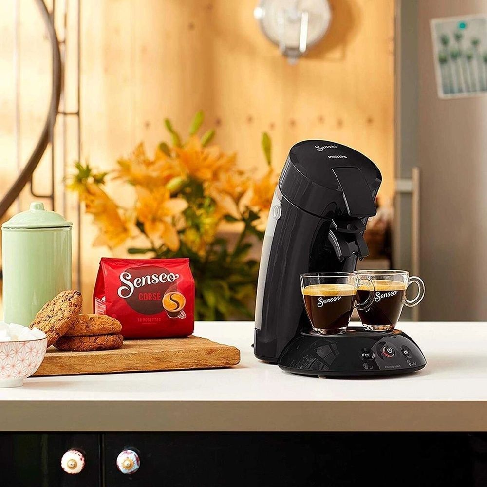 Кавоварка чалдова Philips Senseo Original Noir Carbone SО1N фото