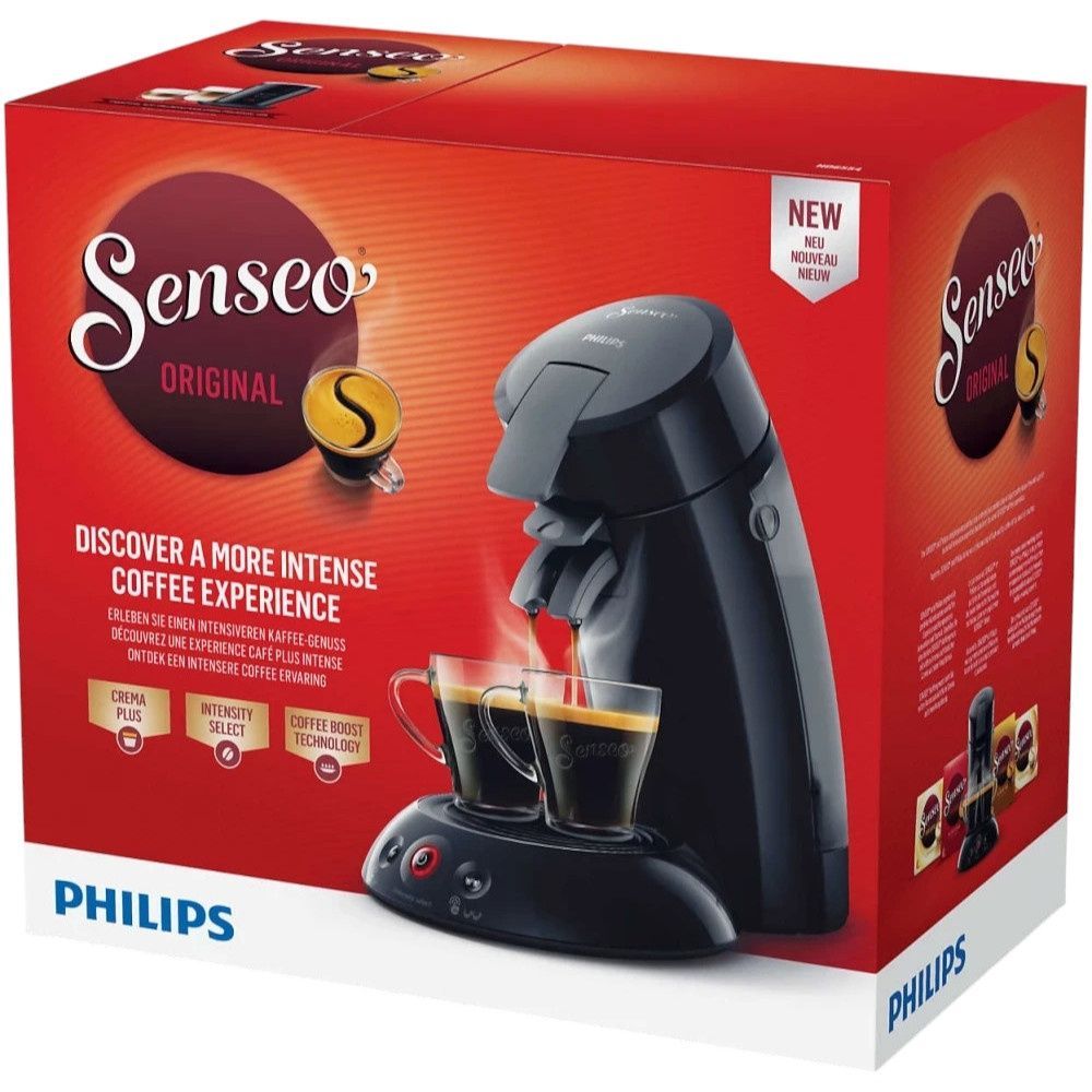 Кавоварка чалдова Philips Senseo Original Noir Carbone SО1N фото