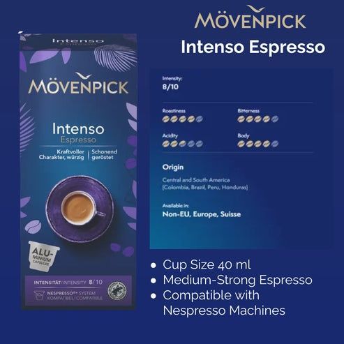 Набір кави в капсулах M&ouml;venpick Intenso Espresso 30 шт 23457723 фото