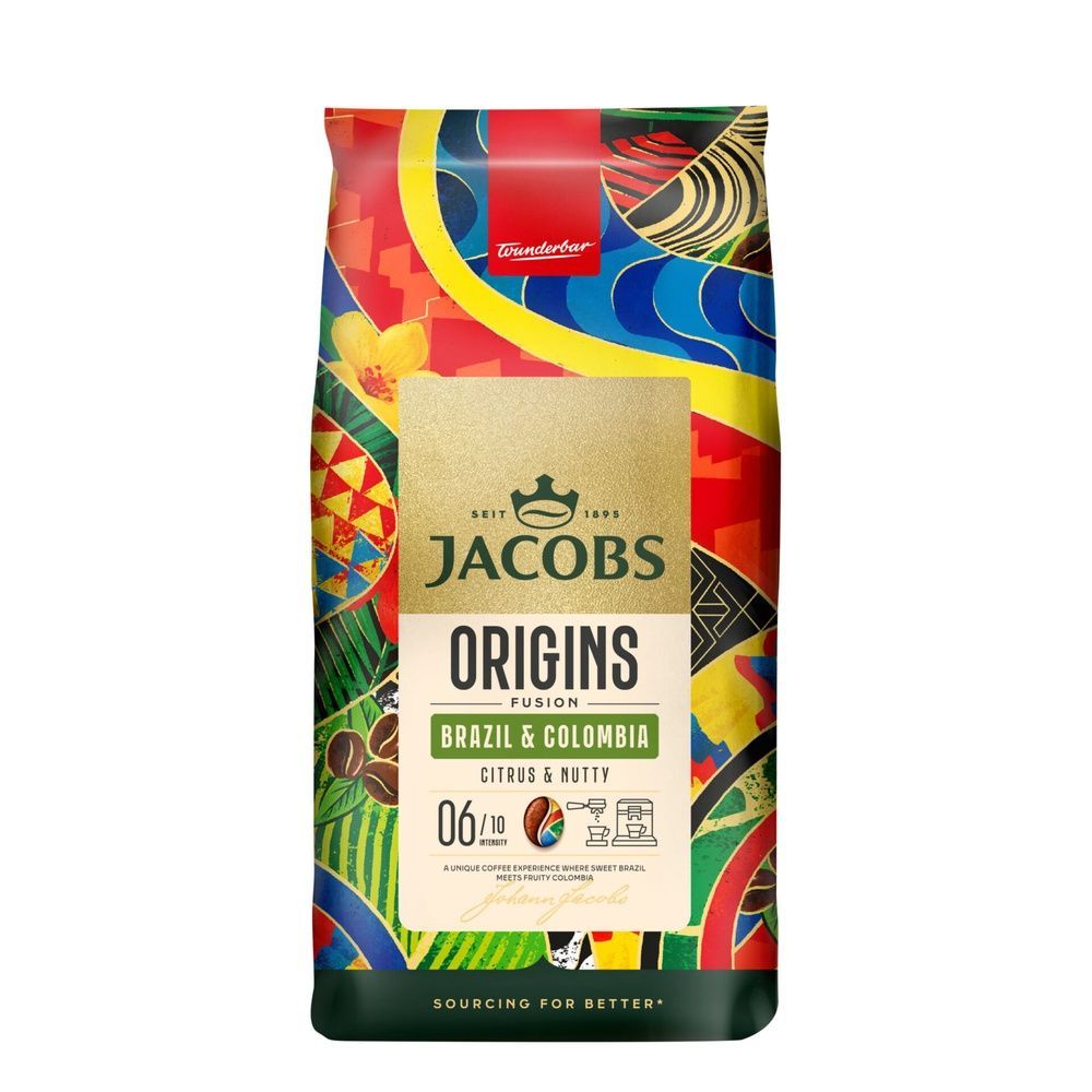 Набор кофе в зернах Jacobs Origins Mix 3х1кг (1x Brazil&Colombia, 2x Uganda & Kenya) cbn794 фото
