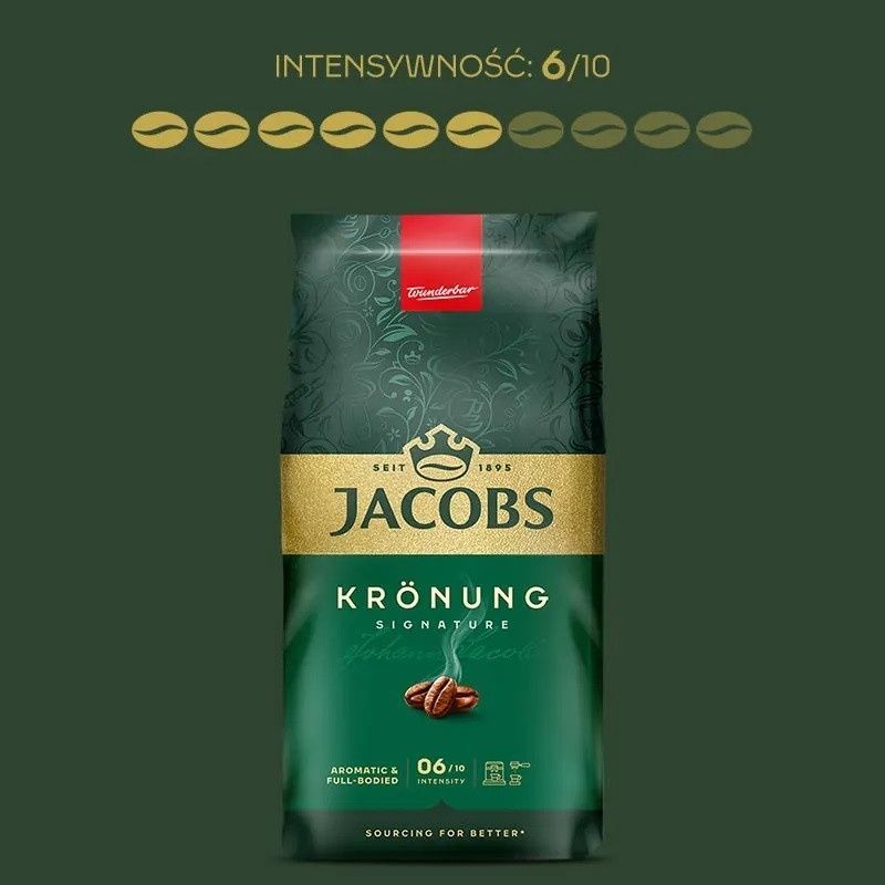 Набор кофе в зернах Jacobs Mix 3х1кг (Jacobs Kr&ouml;nung в зернах 1 кг, Jacobs Crema Gold 1 кг, Jacobs Selection Of The Year №1, 1 кг) cbn796 фото